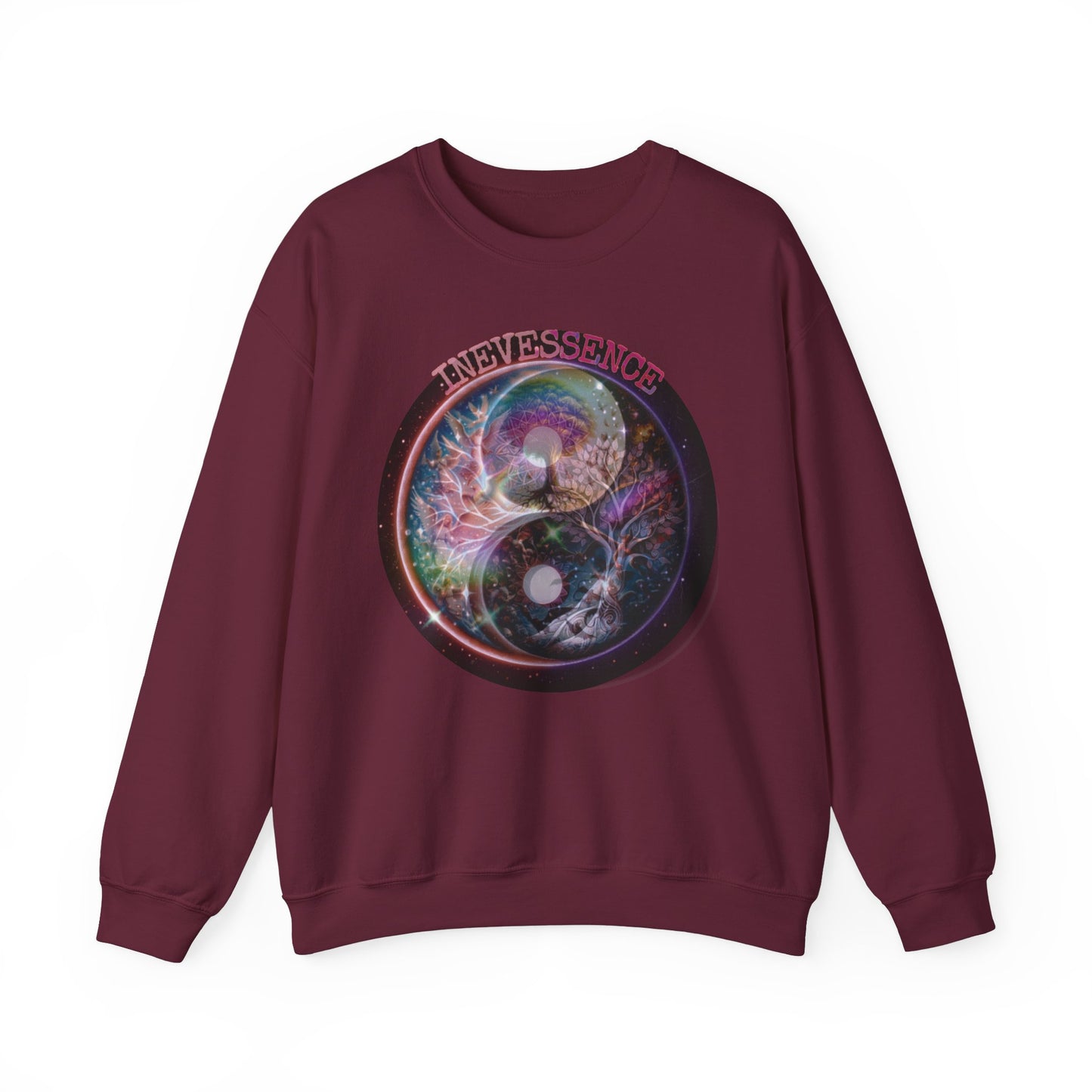 Yin yang Death and Rebirth Tree of Life Sweatshirt, Spiritual Crewneck, Balance Symbol Jumper, Nature Inspired Pullover, Meditation Top,