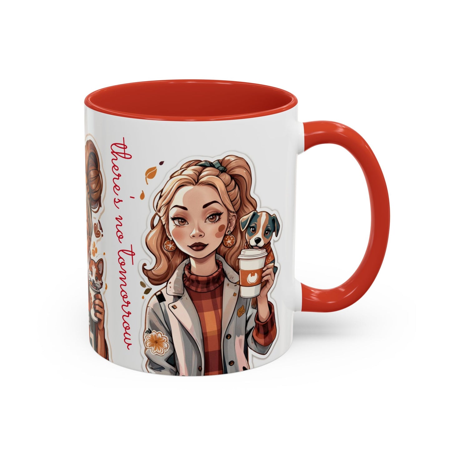 Taza de café: Vive como si no hubiera un mañana, 10 oz y 15 oz