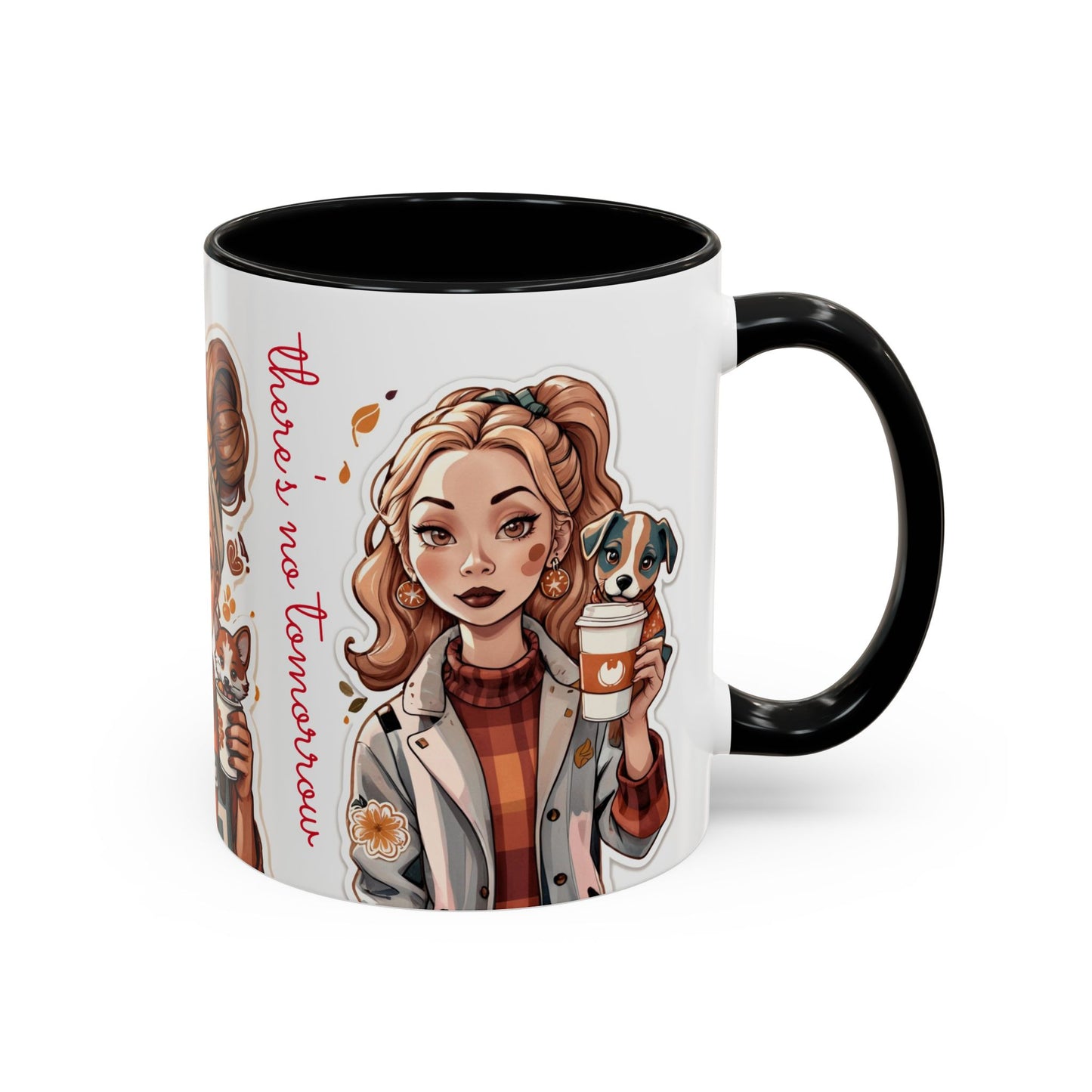 Taza de café: Vive como si no hubiera un mañana, 10 oz y 15 oz