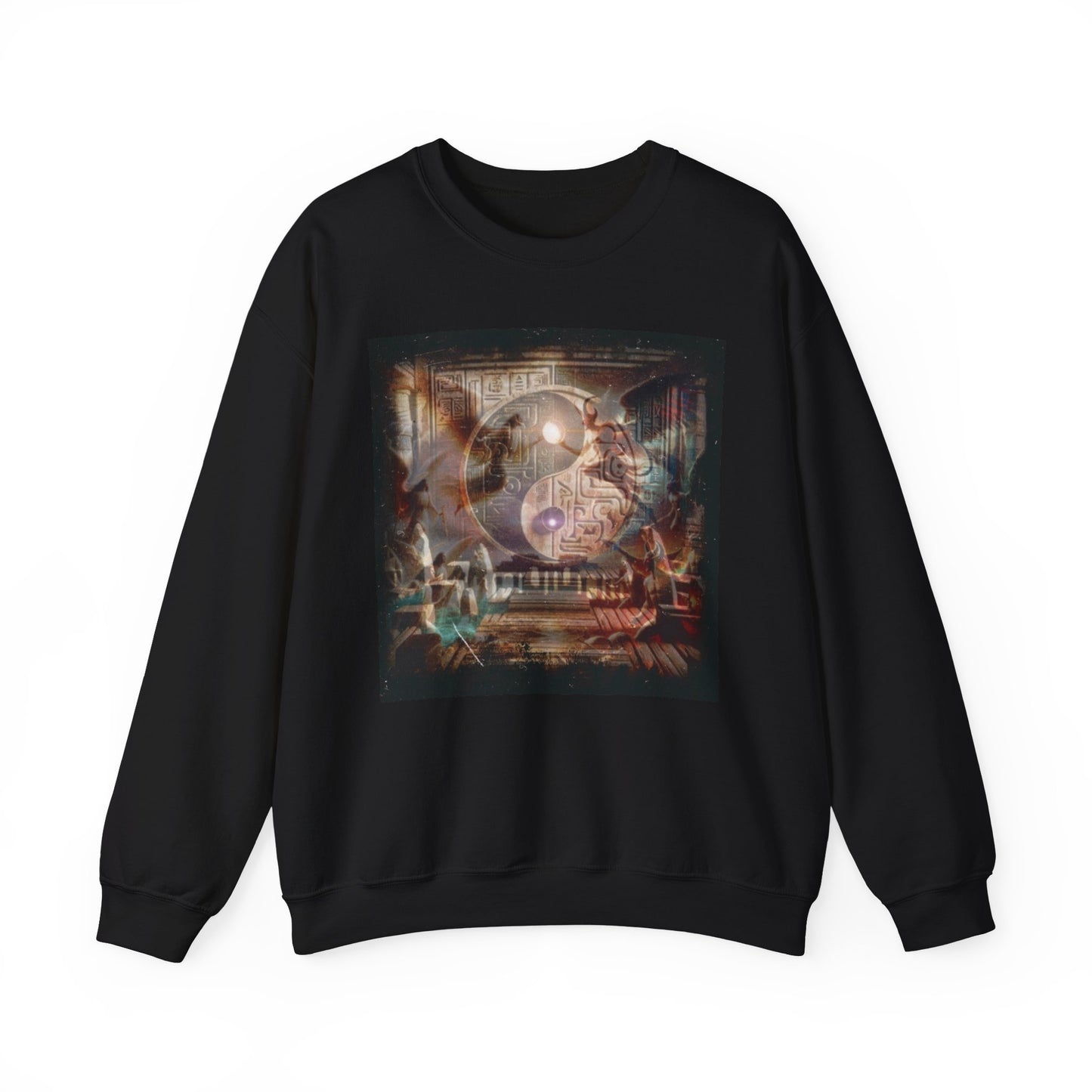 Angels and Demons Spiritual Warfare Unisex Sweatshirt, Heavenly Battle Crew Pullover, Religious Spirituality Jumper, Christian Gift Apparel,