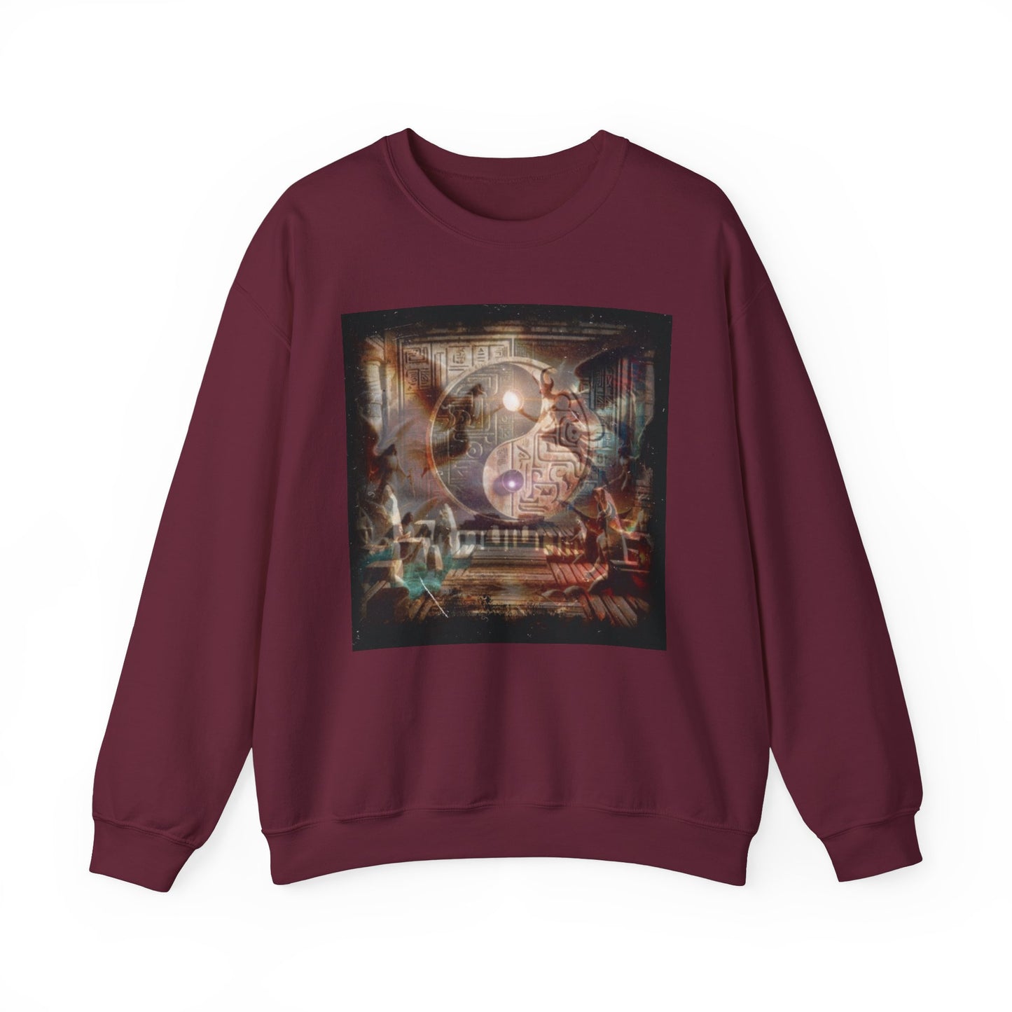 Angels and Demons Spiritual Warfare Unisex Sweatshirt, Heavenly Battle Crew Pullover, Religious Spirituality Jumper, Christian Gift Apparel,