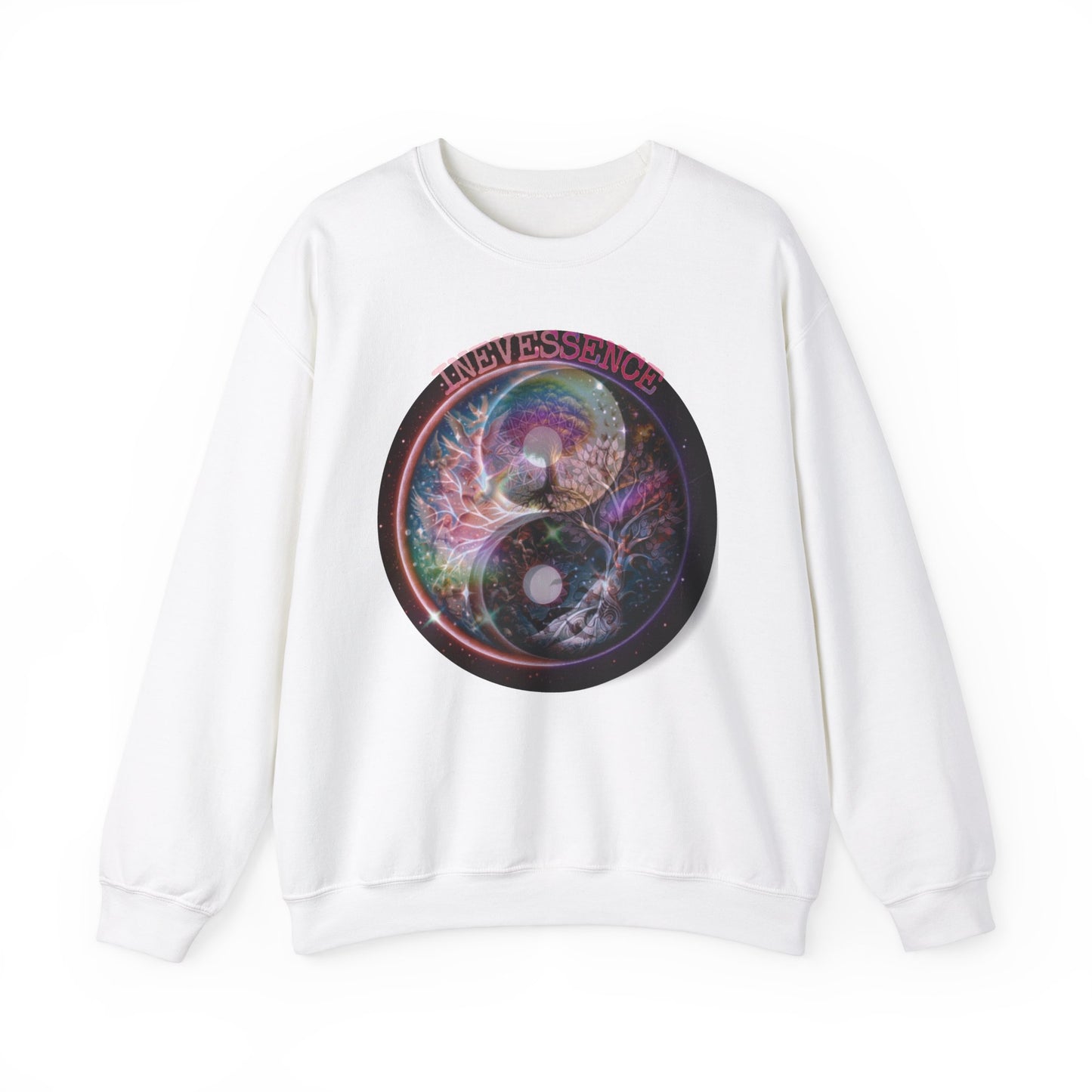 Yin yang Death and Rebirth Tree of Life Sweatshirt, Spiritual Crewneck, Balance Symbol Jumper, Nature Inspired Pullover, Meditation Top,