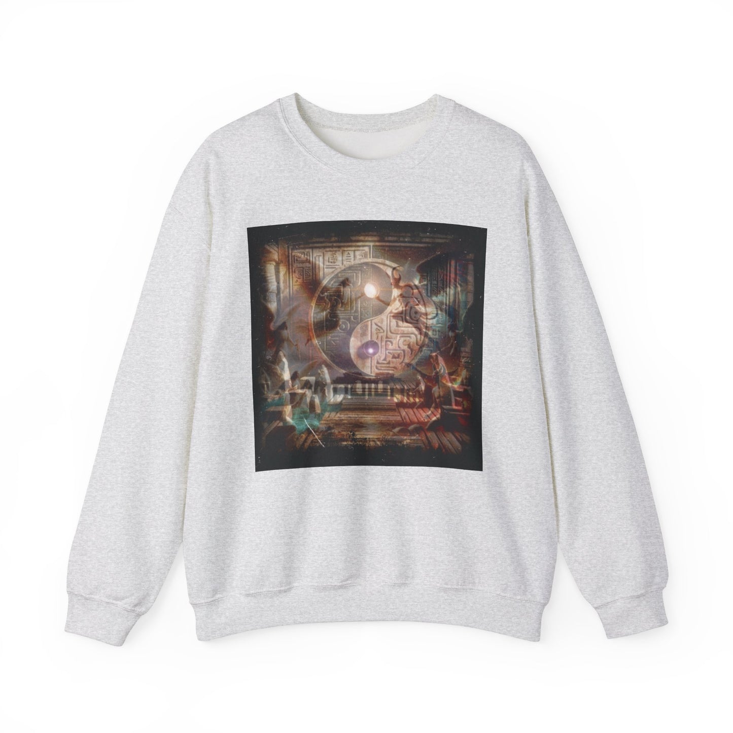 Angels and Demons Spiritual Warfare Unisex Sweatshirt, Heavenly Battle Crew Pullover, Religious Spirituality Jumper, Christian Gift Apparel,