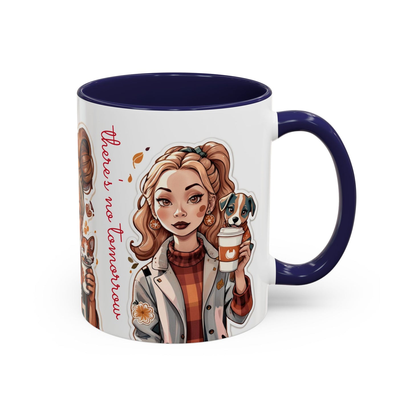 Taza de café: Vive como si no hubiera un mañana, 10 oz y 15 oz