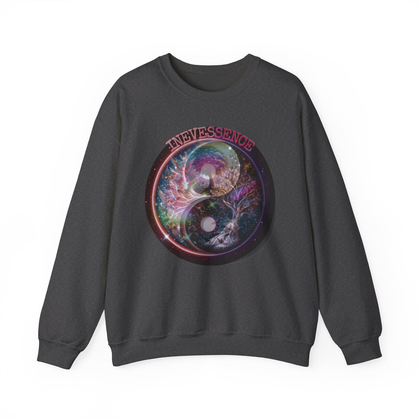 Yin yang Death and Rebirth Tree of Life Sweatshirt, Spiritual Crewneck, Balance Symbol Jumper, Nature Inspired Pullover, Meditation Top,