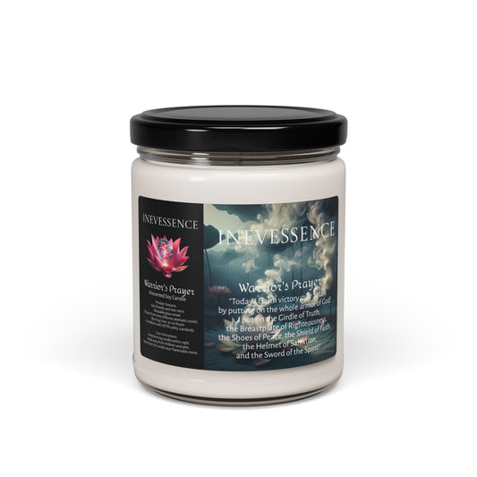 Warrior's Prayer for Protection Unscented Soy Candle