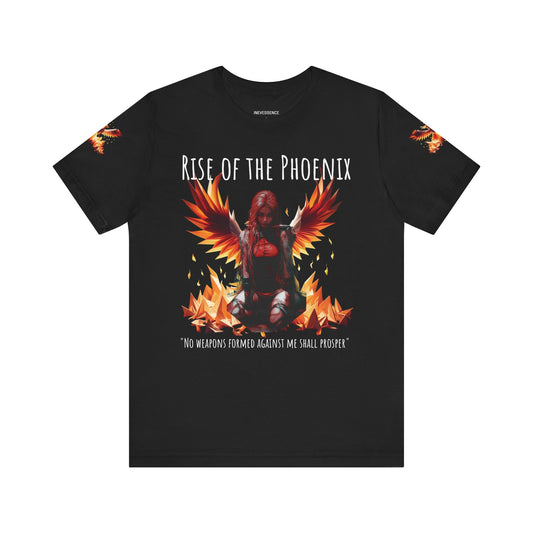 Phoenix Graphic Tee, Firebird Shirt, Mythical Bird T-Shirt, Magic Bird Top, Flame Feather Tee, Mythical Animal Apparel