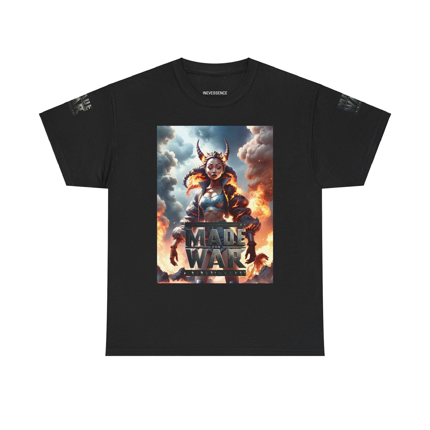 Warrior Unisex Tee, Battle-Ready T-Shirt, Combat Cotton Shirt, Brave Fighter Top, Military Strength Apparel