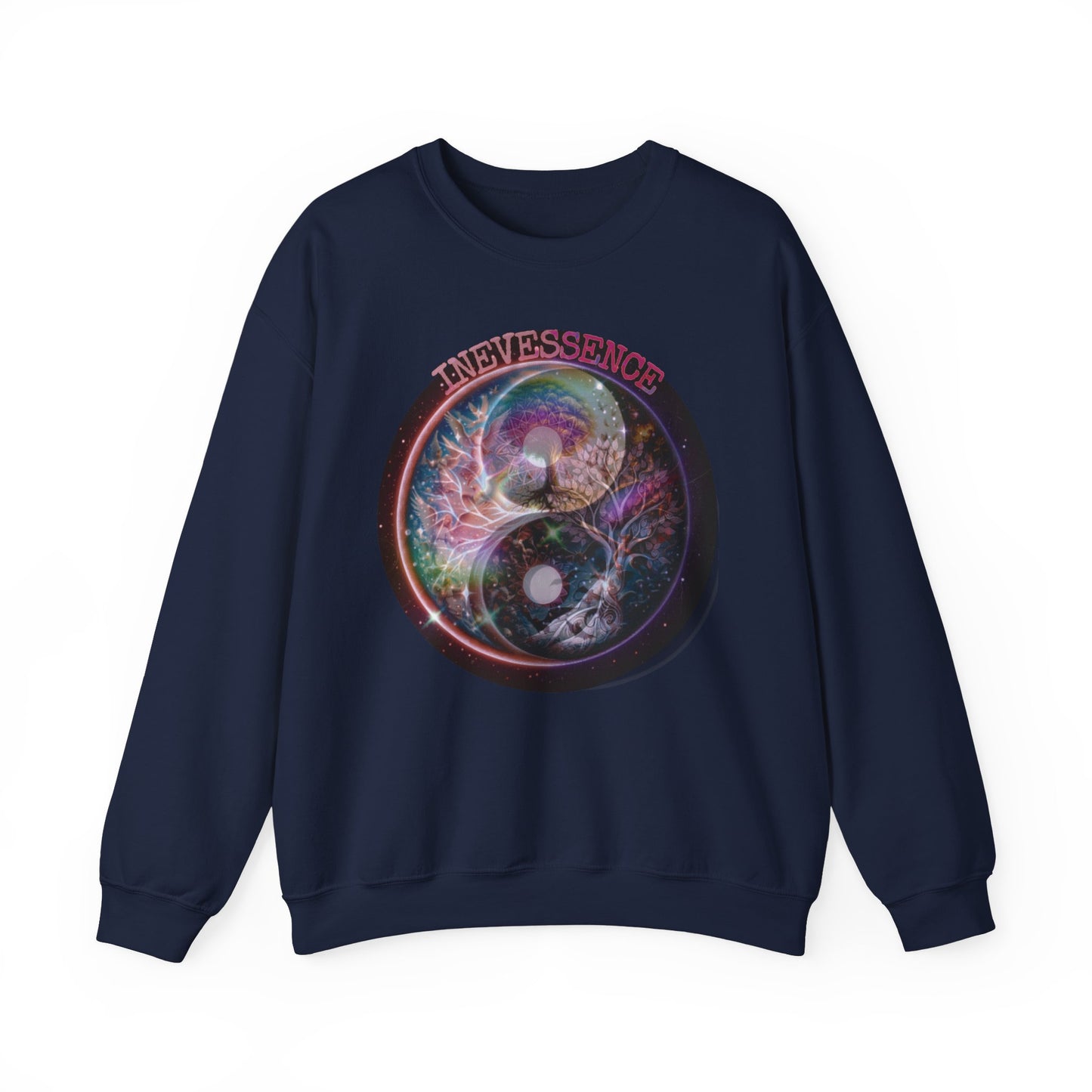 Yin yang Death and Rebirth Tree of Life Sweatshirt, Spiritual Crewneck, Balance Symbol Jumper, Nature Inspired Pullover, Meditation Top,