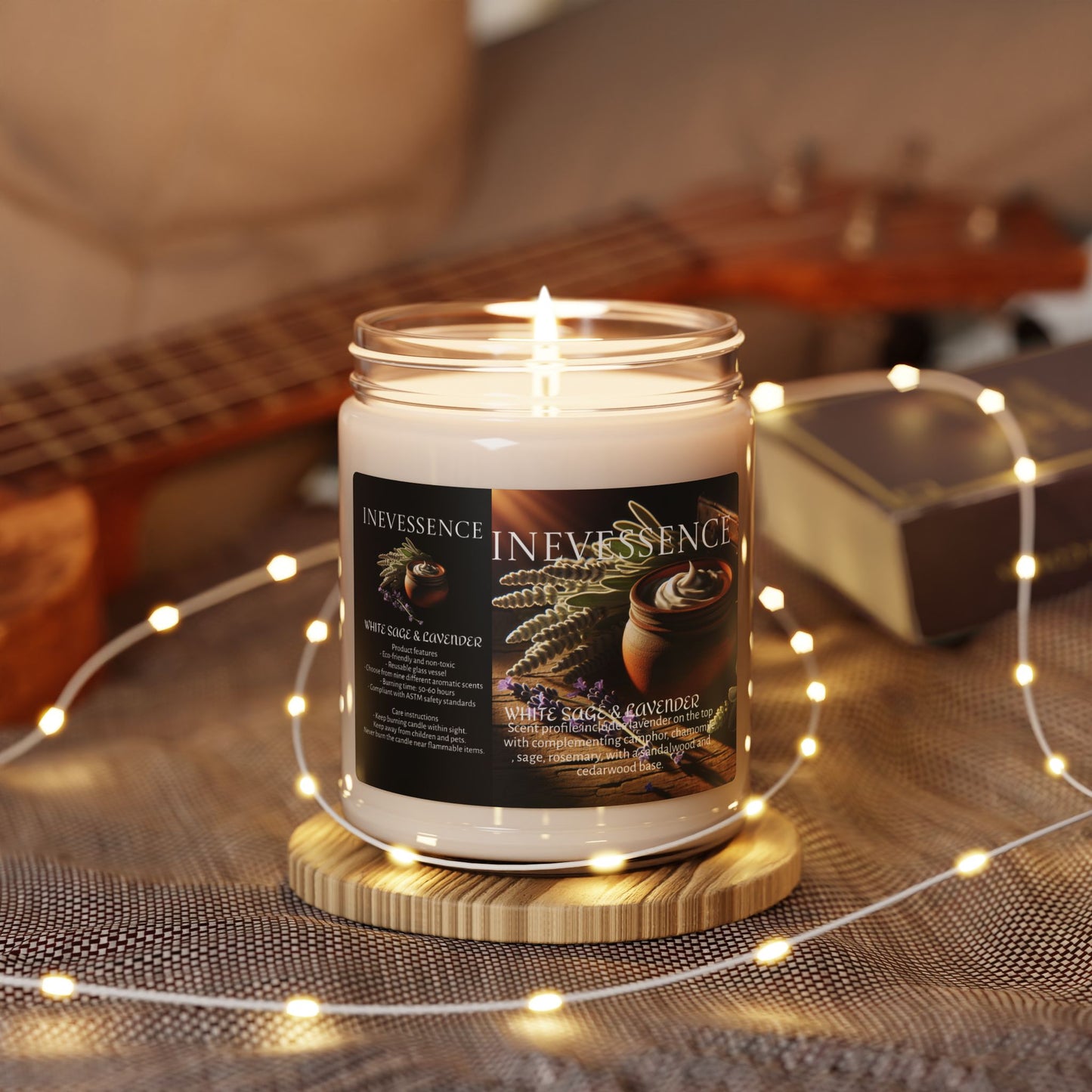 Warrior's Prayer for Protection Unscented Soy Candle