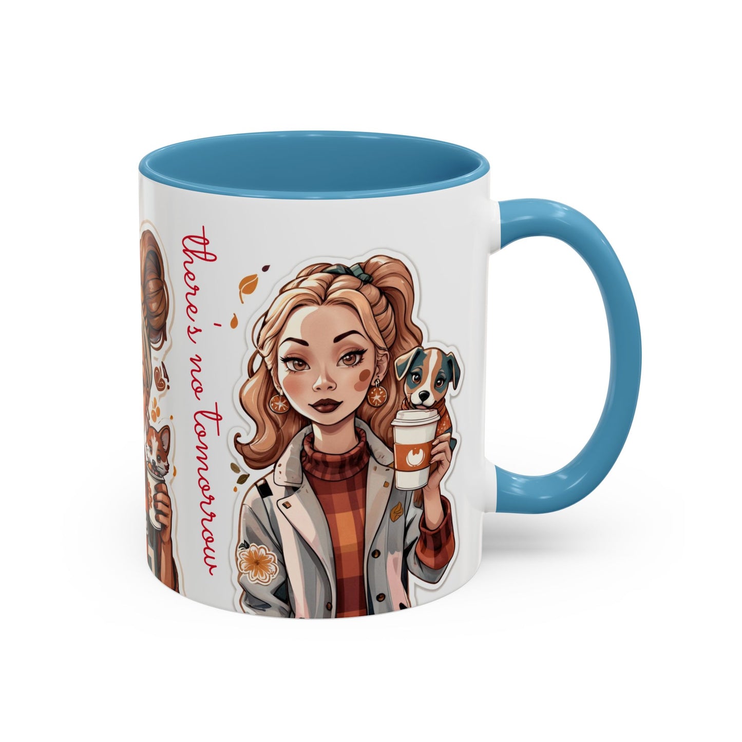 Taza de café: Vive como si no hubiera un mañana, 10 oz y 15 oz