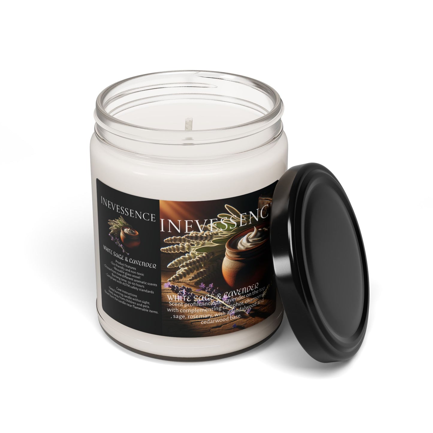 Warrior's Prayer for Protection Unscented Soy Candle