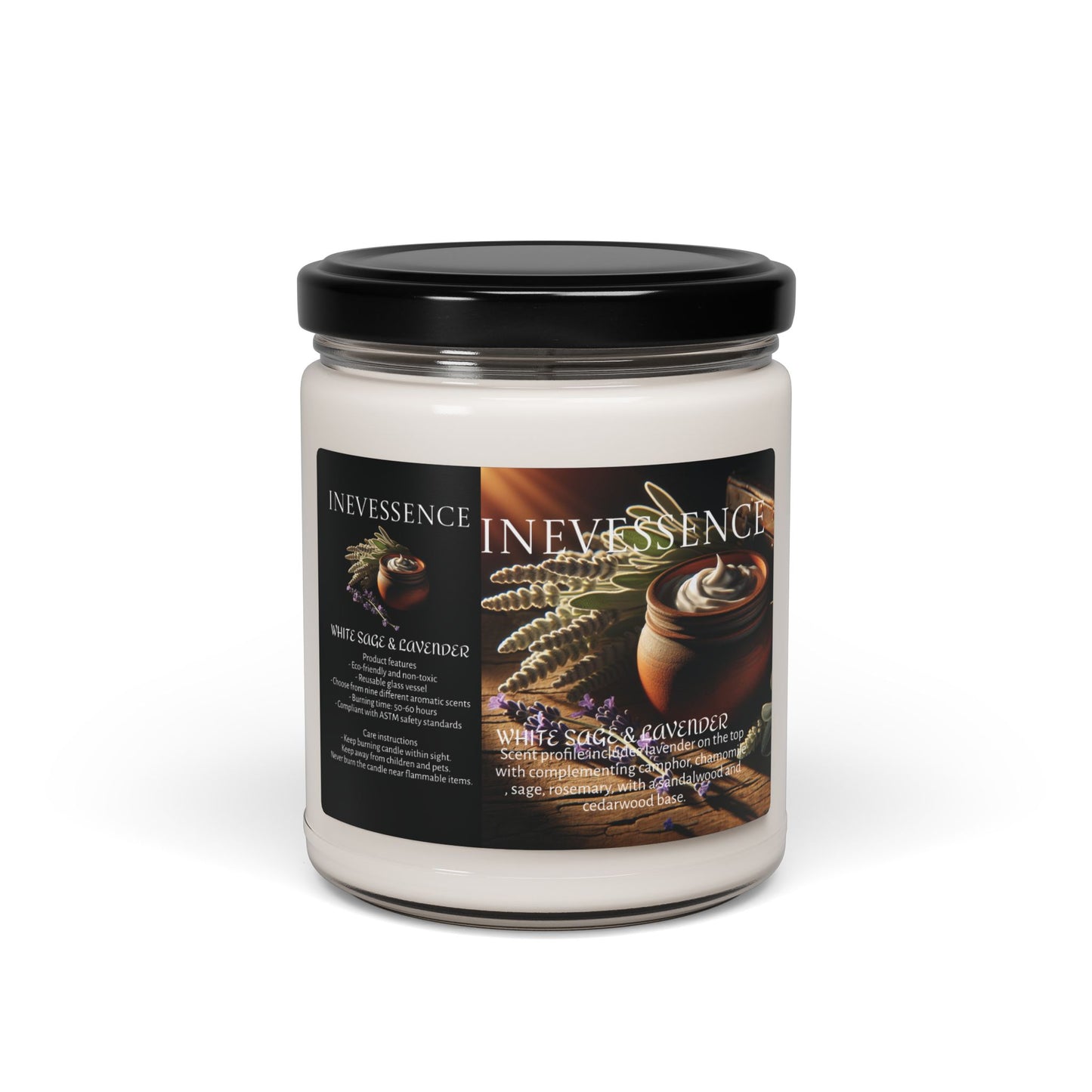 Warrior's Prayer for Protection Unscented Soy Candle