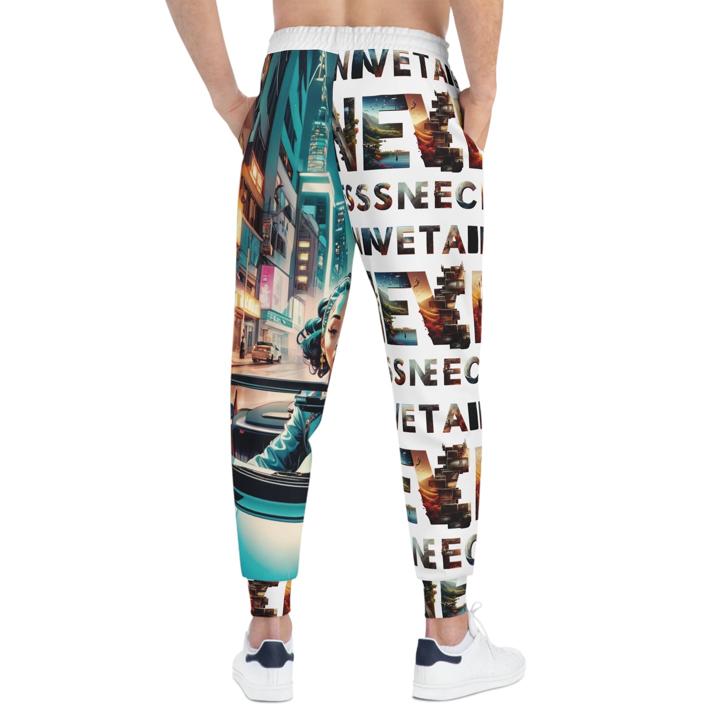 Back to the Future Athletic Joggers - Escape the Matrix Design