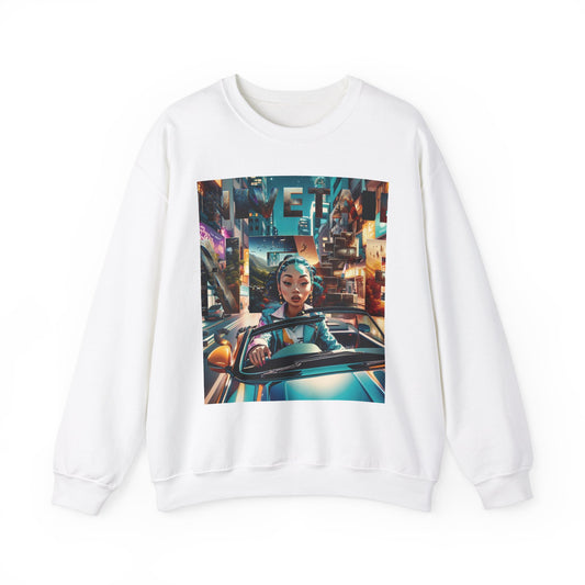 Sci-Fi Escape Matrix Futuristisches Cyberpunk Unisex Sweatshirt, Zurück in die Zukunft Design